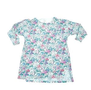 Vintage Size L Victoria's Secret gold label floral nightgown